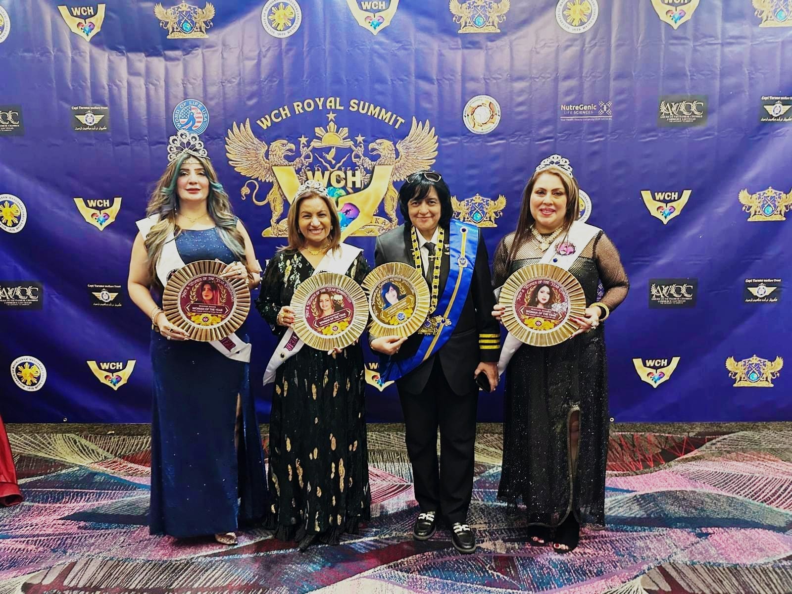 Capt. Tarana Saleem Honored at Royal Maharlika Awards in USA