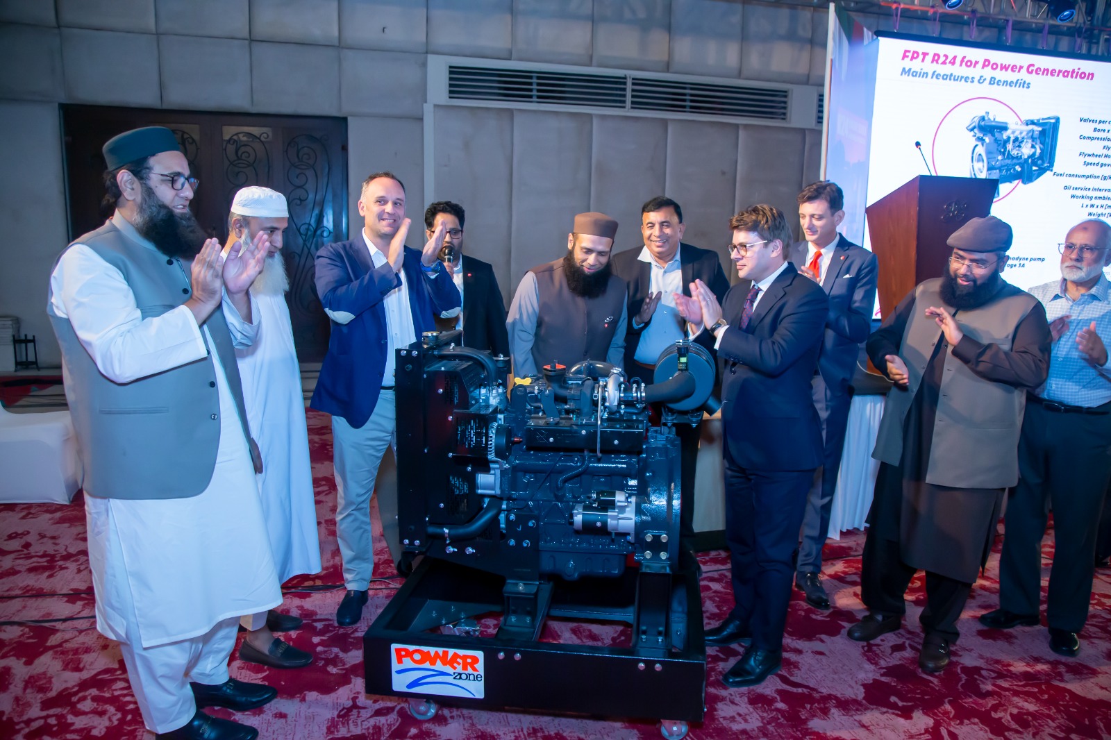 Italian Innovation in Pakistan: Consul General Launches R24 FPT Engines for Sustainable Growth