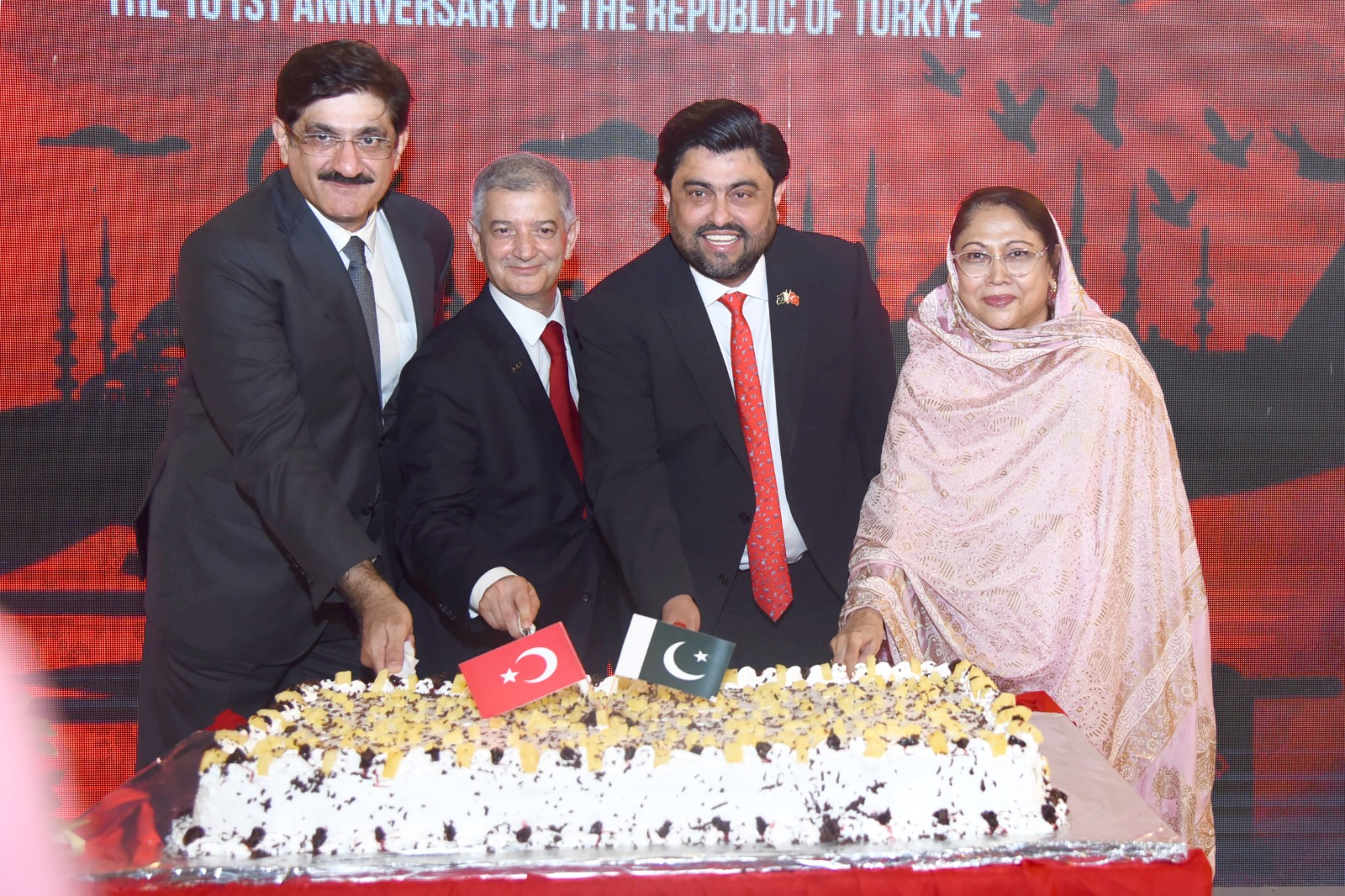 Turkiye's 101st Republic Day Celebrated at Karachi Consulate