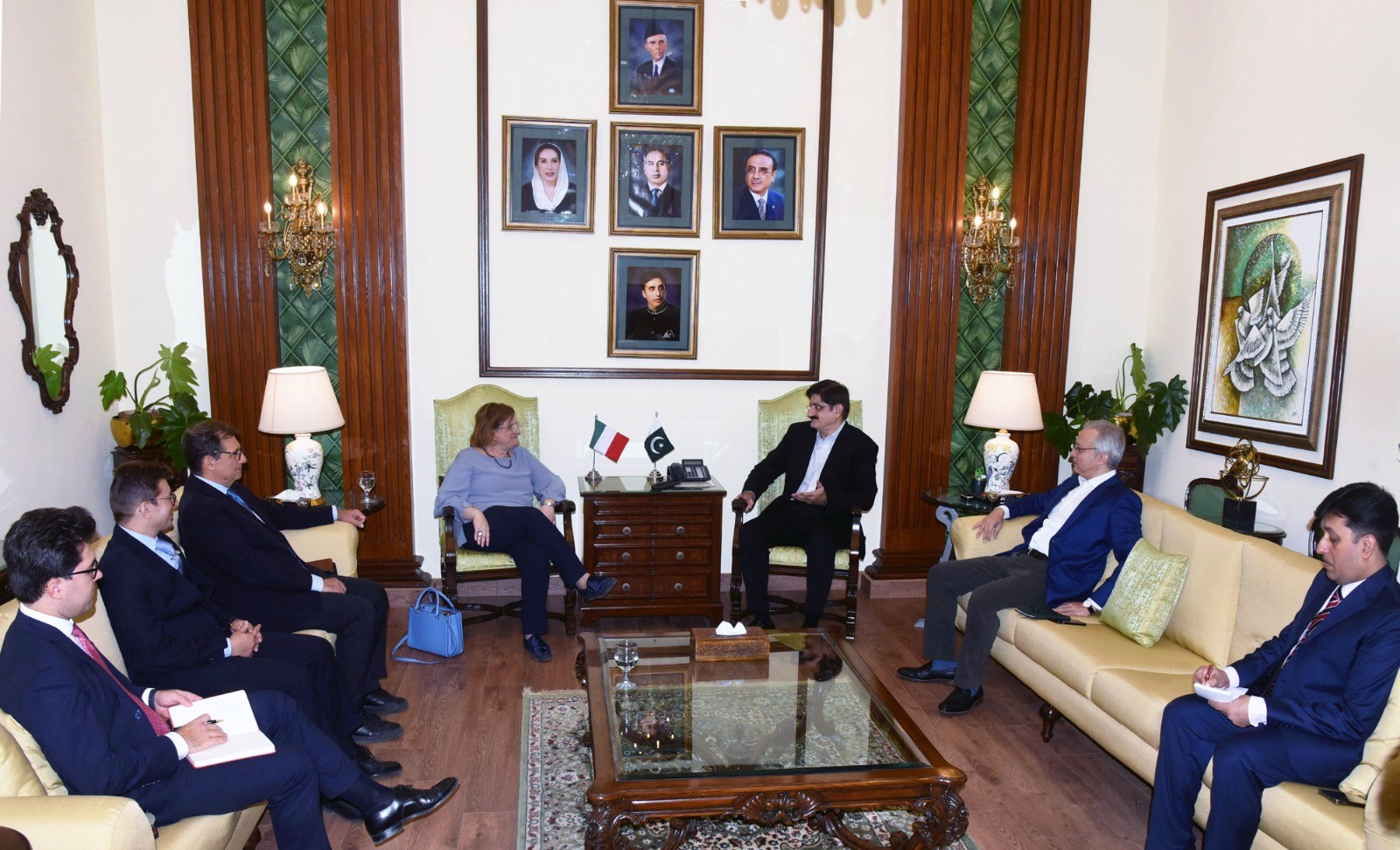 Sindh and Italy explore ways and means to forge New Paths of Collaboration