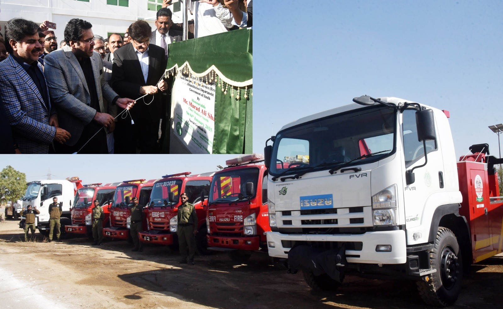 Sindh CM Inaugurates Rescue 1122 Highway Operations