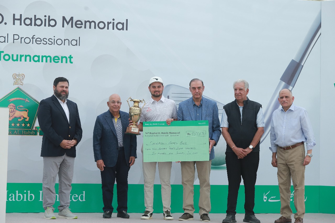 Ahmed Baig Wins Bank AL Habib’s Rashid D. Habib Memorial Golf Tournament