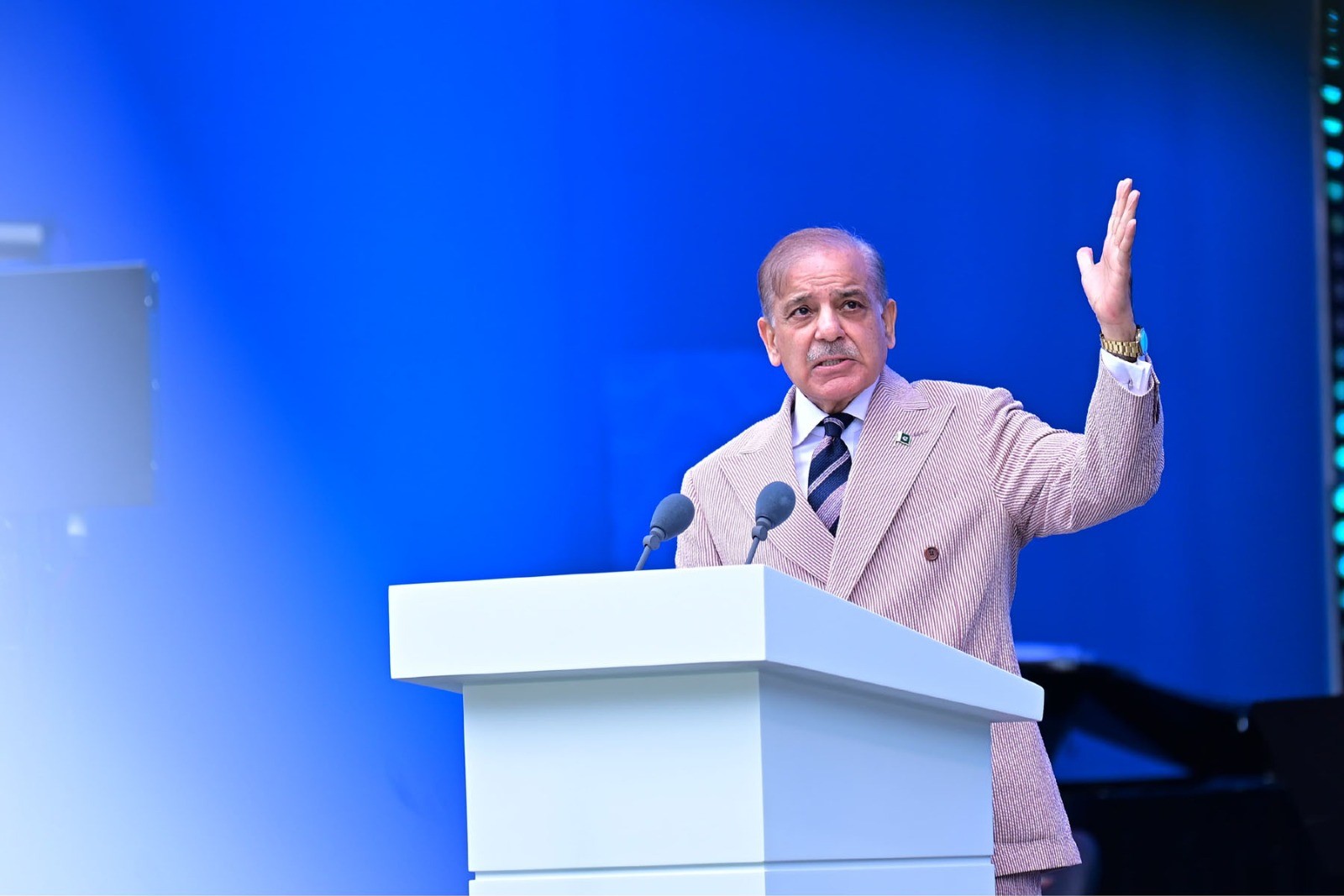 Shehbaz Warns India on Water Treaty, Urges Dialogue for Peace