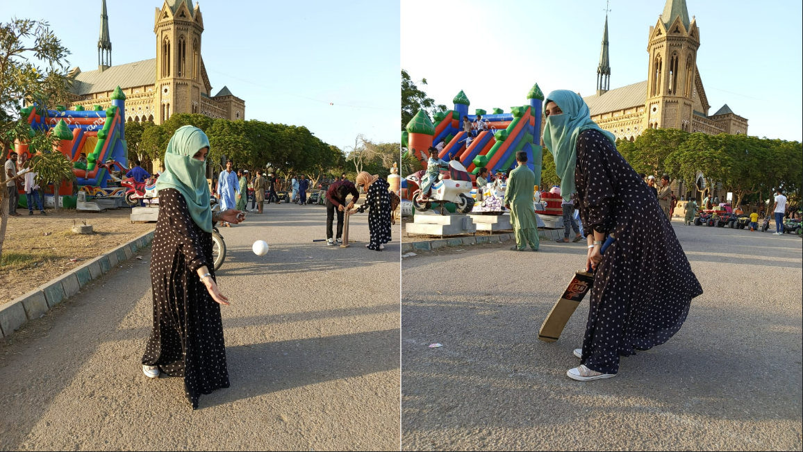 ‘Burqa Girl’ Aspires for Pakistan Women’s Cricket Team