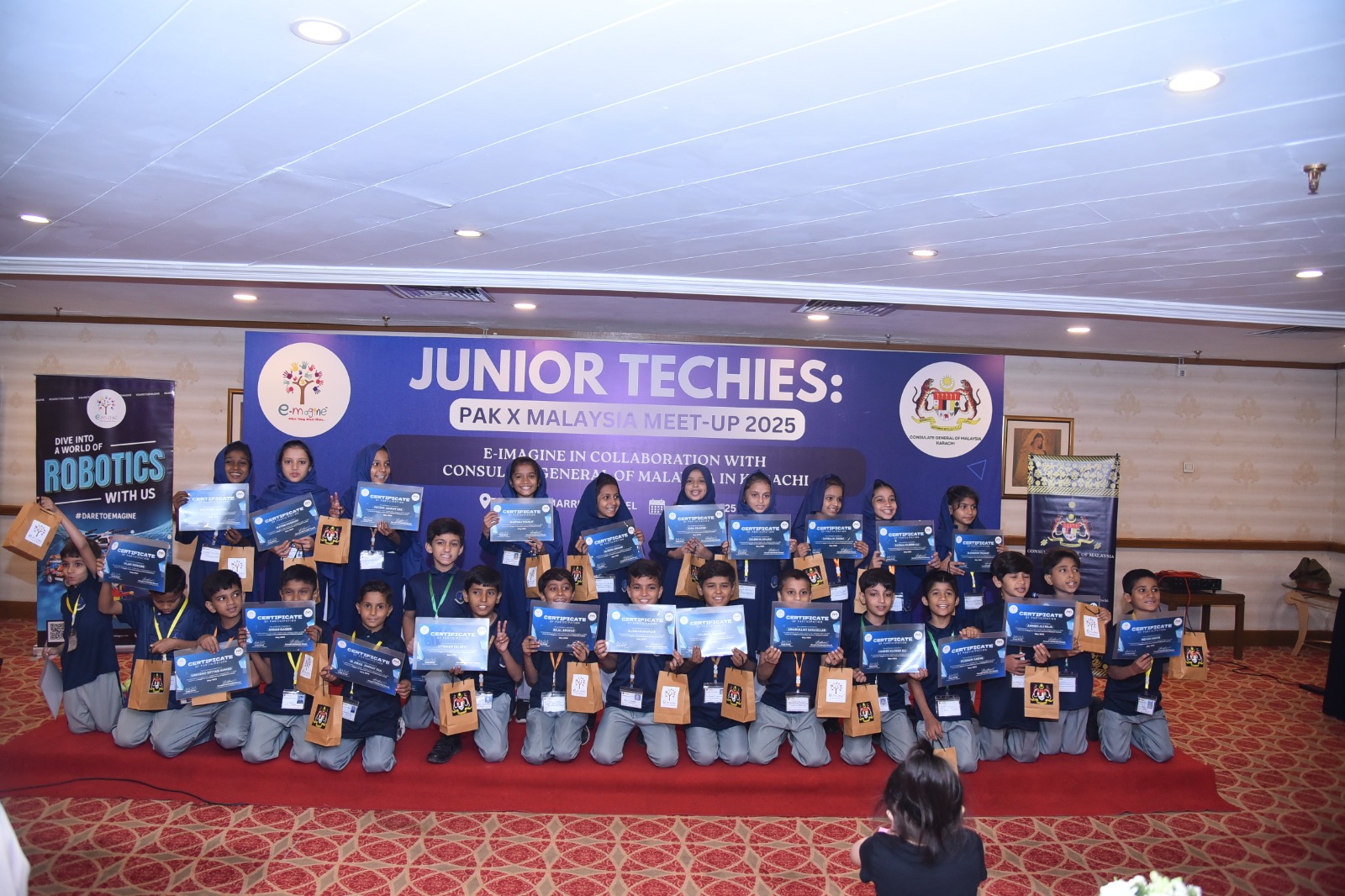Pak-Malaysia Kids Build Robots and Friendships in Karachi Meet-Up