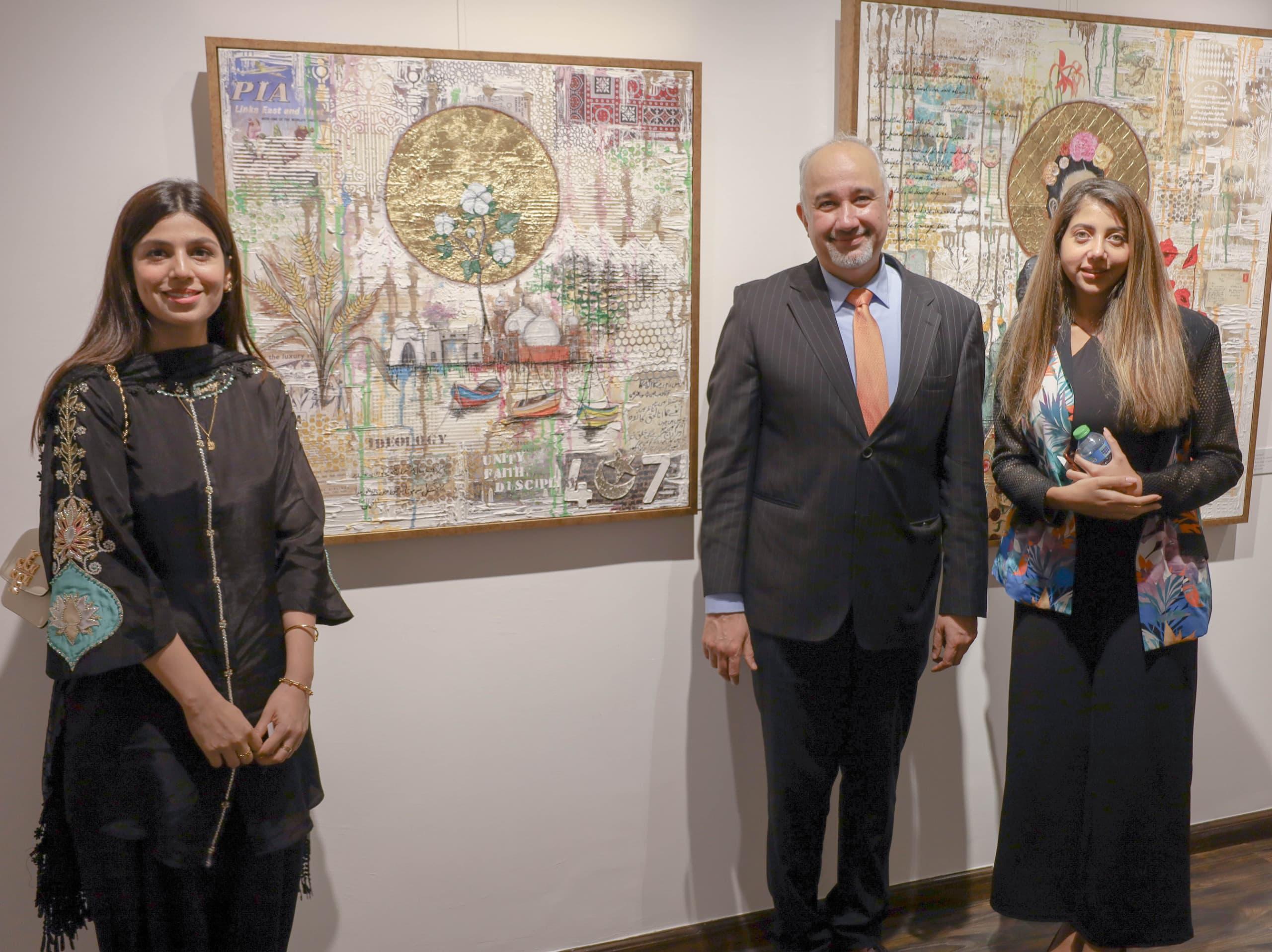 Pakistani Ambassador Visits Etihad Modern Art Gallery in Abu Dhabi to Support Local Artists