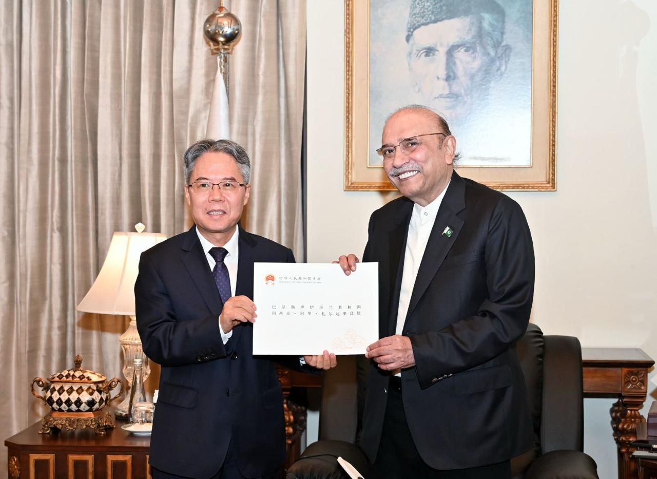 Chinese Envoy Meets President Asif Ali Zardari, Reaffirms Strong Bilateral Ties