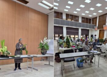 Sogetsu Study Group Karachi Hosts Patriotic Ikebana Workshop at Japanese Culture Center