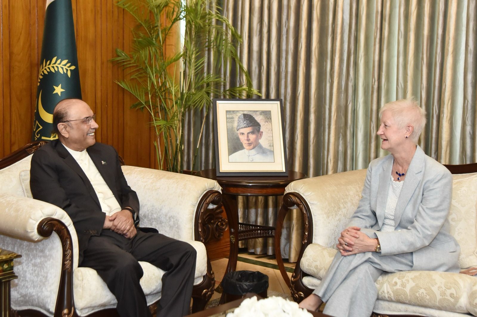 Zardari Lauds EU Envoy Riina Kionka’s Role in Strengthening Ties