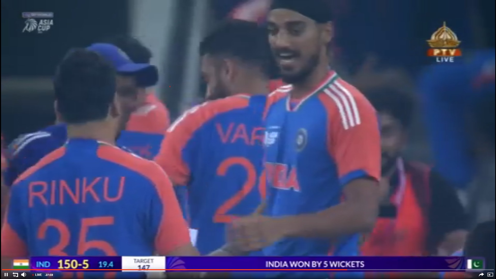 India Clinch Asia Cup 2025 Title with Thrilling Five-Wicket Win Over Pakistan