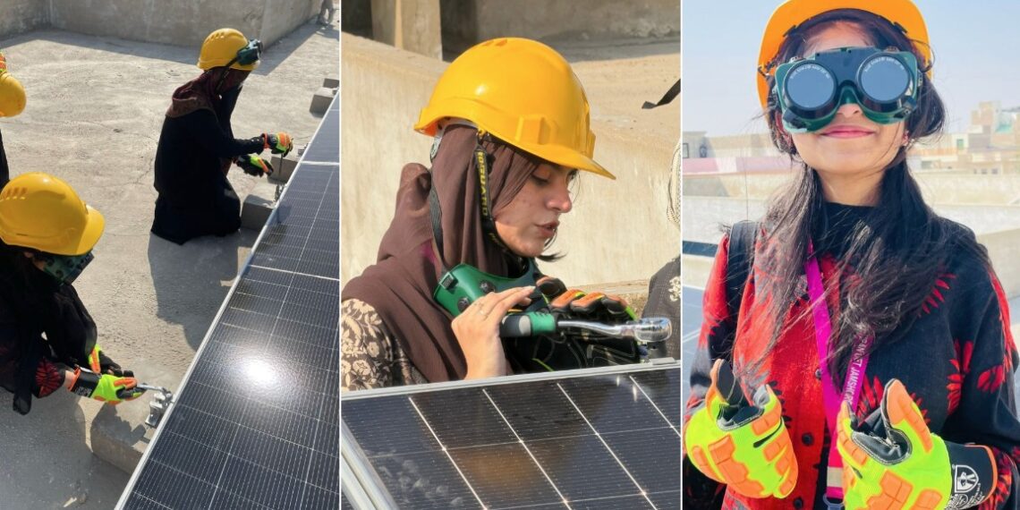 Women Engineers Receive Solar Roof Installation Training at Mehran University