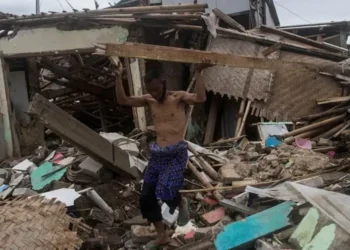 A magnitude 6.7 earthquake shook central Indonesia near Palu with no immediate damage reported.