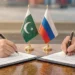 Pakistan and Russia strengthen trade cooperation discussions focusing on Gwadar Port and Eurasian transport corridor integration.