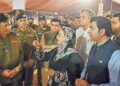 Punjab Information Minister Azma Bukhari presiding over a meeting on Muharram security arrangements in Faisalabad.
