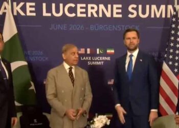 Shehbaz Sharif and Asim Munir holding talks with JD Vance and senior US officials in Zurich.