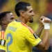 Daniel Muñoz celebrating Colombia's winning goal against DR Congo in the FIFA World Cup 2026