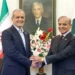 Iranian President Masoud Pezeshkian meeting Pakistani officials during official visit to Islamabad.