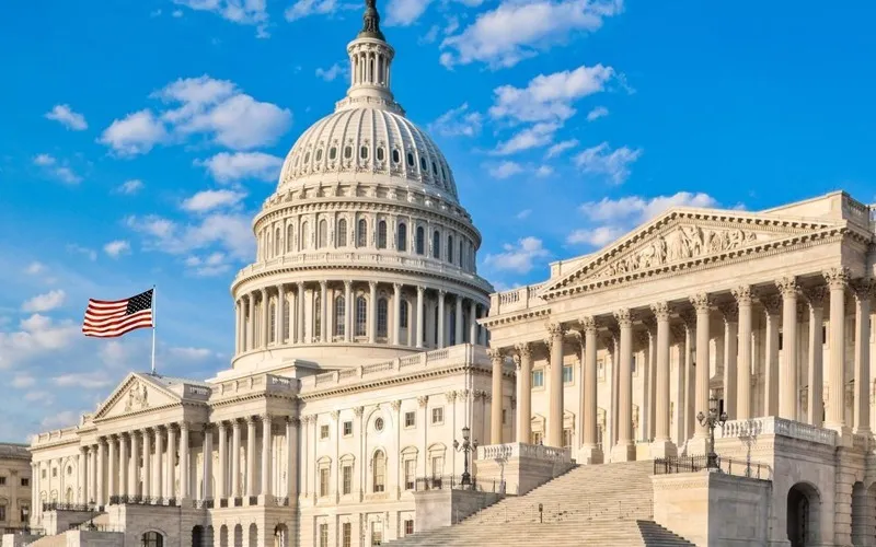 US Senate chamber during debate and vote on Iran military involvement resolution