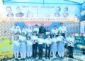 A visually impaired student receives the prestigious Nusrat Fateh Ali Khan Award during the SEPMA Academy ceremony in Karachi.
photo file