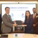 ABHI Microfinance Bank and NADRA Technologies officials signing agreement to promote digital financial services in Pakistan.
