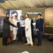 Celebratory event in Karachi hosted by Sirajia Group with guests from entertainment and business sectors.