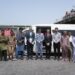 Pakistan Maritime Security Agency staff assisting rescued Iranian nationals during repatriation process in Karachi.
