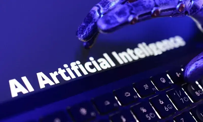 Chinese President Xi Jinping speaking at the World Artificial Intelligence Conference in Shanghai.