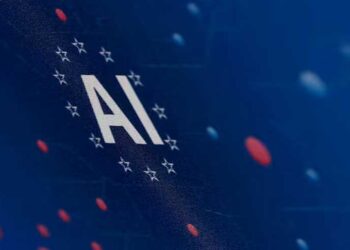 Artificial intelligence technology supporting business innovation and economic growth in the United States.