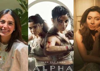 Promotional poster of Alpha amid online controversy over fake social media posts.