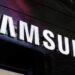 Samsung Electronics logo displayed with semiconductor chips representing AI-driven memory market growth.