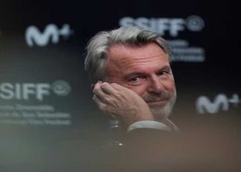 New Zealand actor Sam Neill during a public appearance after a career spanning more than five decades in film and television.