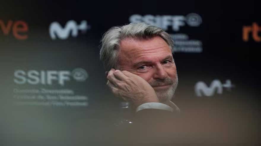 New Zealand actor Sam Neill during a public appearance after a career spanning more than five decades in film and television.