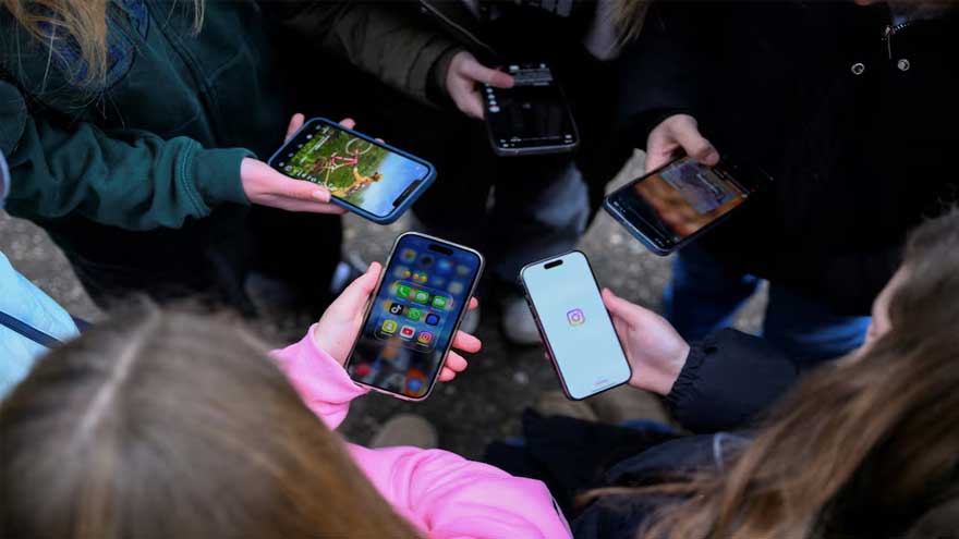 European Commission President Ursula von der Leyen speaks about new EU social media rules for children.