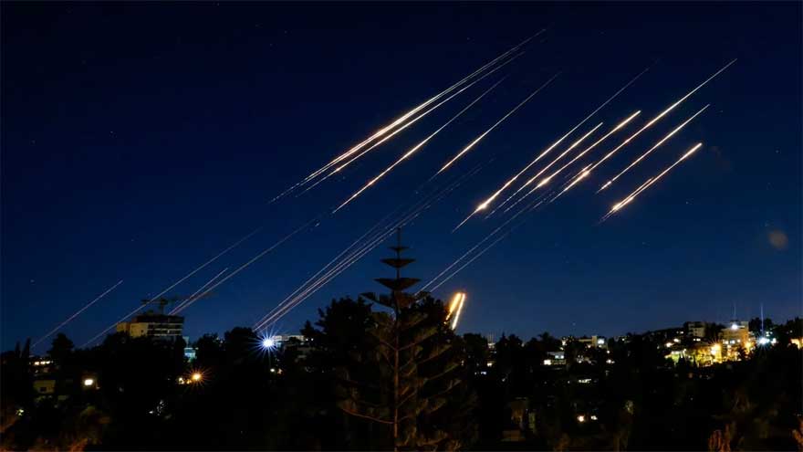 US military aircraft involved in operations during the latest wave of strikes targeting military sites in Iran.