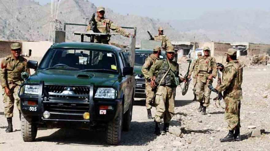 Pakistan Army, FC Balochistan and police personnel conduct Operation Shaaban during a counterterrorism mission in Balochistan.