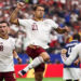 Spain players celebrate their 2-0 victory over France in the FIFA World Cup semi-final.