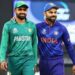 ICC World Cup trophy displayed as the governing body announces a revised format for the 2027 ODI World Cup.