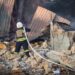 Emergency crews respond after Russian attacks hit Ukraine's Black Sea port infrastructure in Odesa and Mykolaiv.