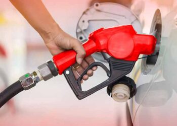 Fuel pumps at a petrol station after the government maintained the petroleum levy despite increasing fuel prices.