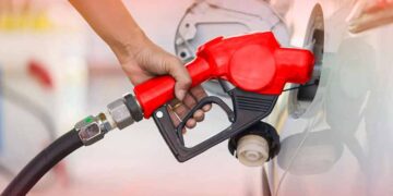 Fuel pumps at a petrol station after the government maintained the petroleum levy despite increasing fuel prices.