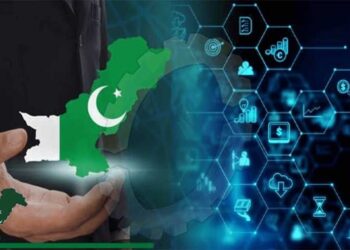 Software developers working in a modern technology office representing Pakistan's record IT export growth