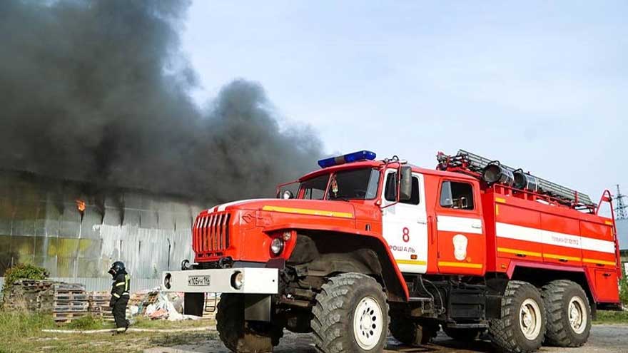Emergency crews respond after Ukrainian drone attacks hit multiple Russian regions.