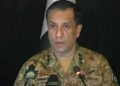 Lieutenant General Ahmed Sharif Chaudhry addresses students at Summer Camp 2026 during an interactive session on Pakistan's national security and terrorism.