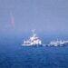 Commercial tanker navigating the Strait of Hormuz during escalating conflict between Iran and the United States.