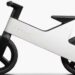 Tesla balance bike designed for children aged two to five with a lightweight magnesium frame.