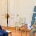 Prime Minister Shehbaz Sharif holds a meeting with Gilgit-Baltistan Chief Minister Amjad Hussain in Islamabad.