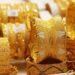 Gold jewellery displayed as Pakistan's 24-karat gold price rises to Rs429,236 per tola.