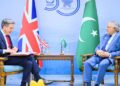 Pakistan's Foreign Minister Ishaq Dar holds talks with UK Foreign Secretary Ed Miliband at the ASEAN Regional Forum 2026 in Manila.