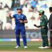 Pakistan and England players during an ODI cricket match ahead of the 2027 World Cup preparations.