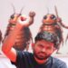 Abhijeet Dipke addresses student protesters during a demonstration in New Delhi.